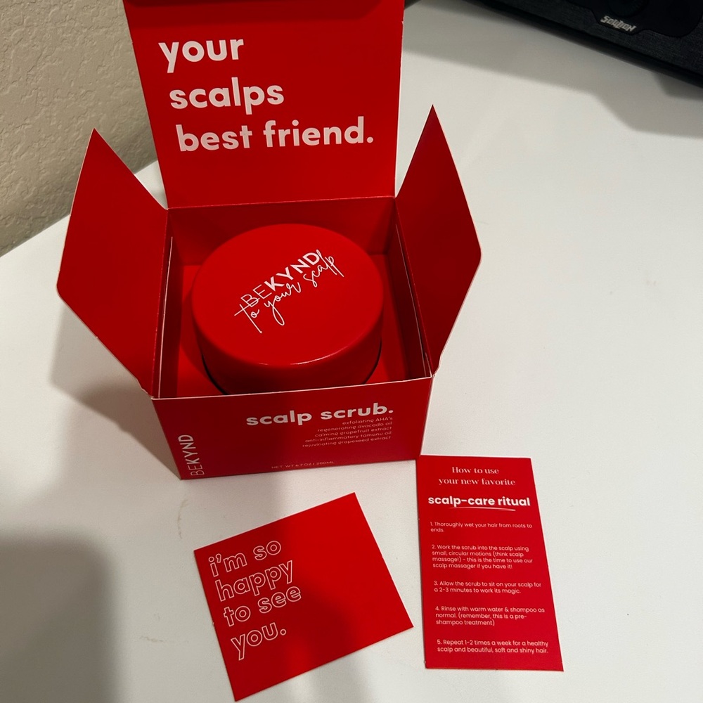 BEKYND Beauty Scalp Scrub BRAND NEW IN BOX!